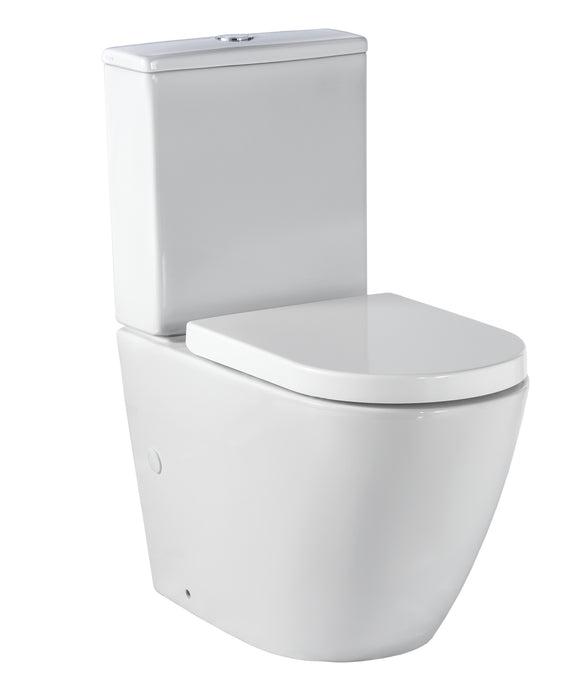 Arko Wall Faced Toilet Suite - Gloss White