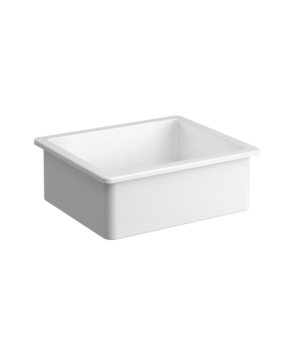 Seima Odessa 560 Ceramic Sink - Dual mount - Gloss White