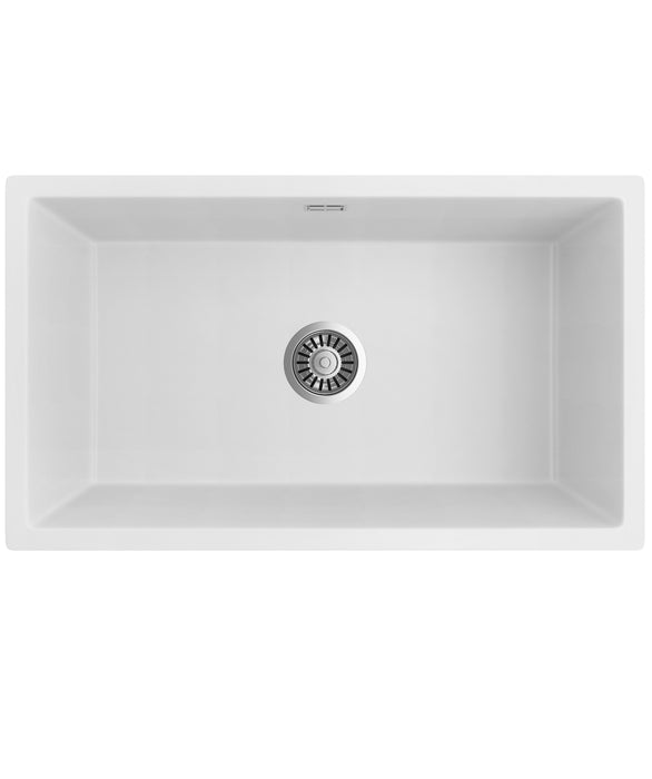 Seima Arqstone Oros 750 Kitchen Sink - Arqstone White