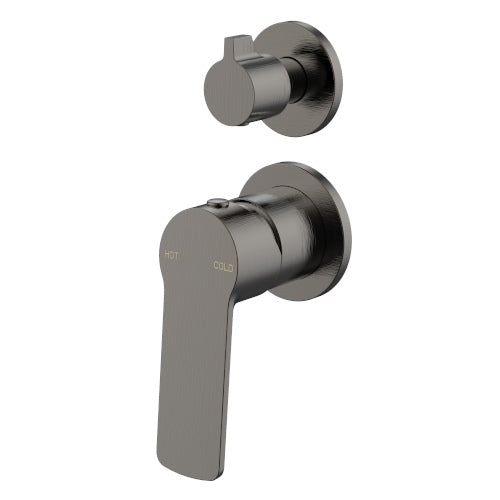 Millennium Akemi Wall Diverter Mixer V2 - Gunmetal