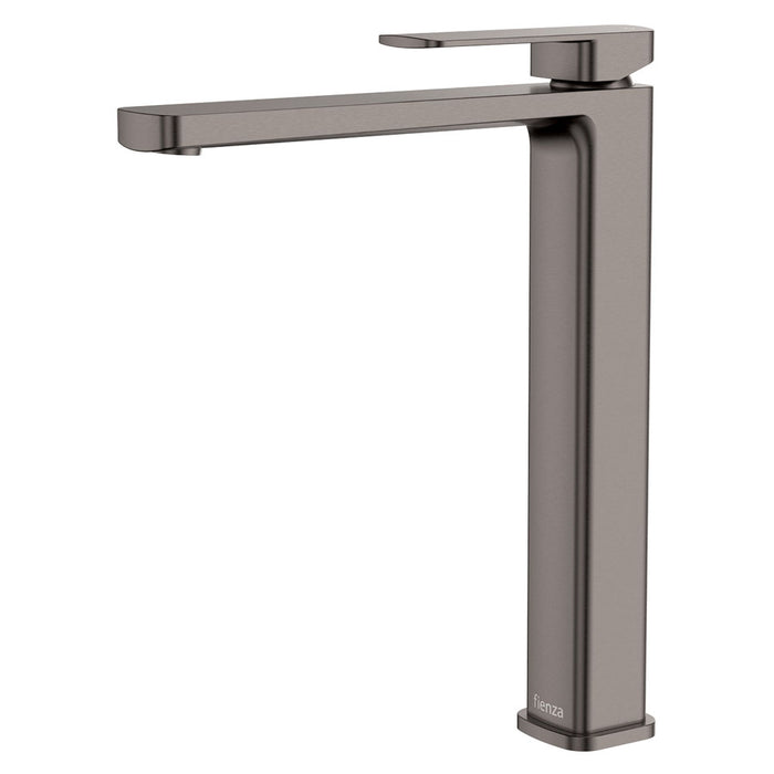 Fienza Tono Tall Basin Mixer - Brushed Gunmetal