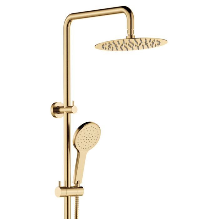 Fienza Kaya Twin Shower - Urban Brass