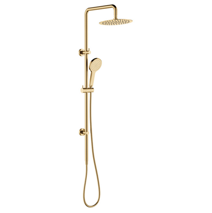 Fienza Kaya Twin Shower - Urban Brass