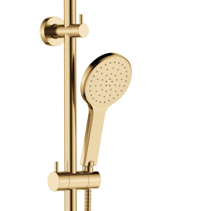 Fienza Kaya Twin Shower - Urban Brass