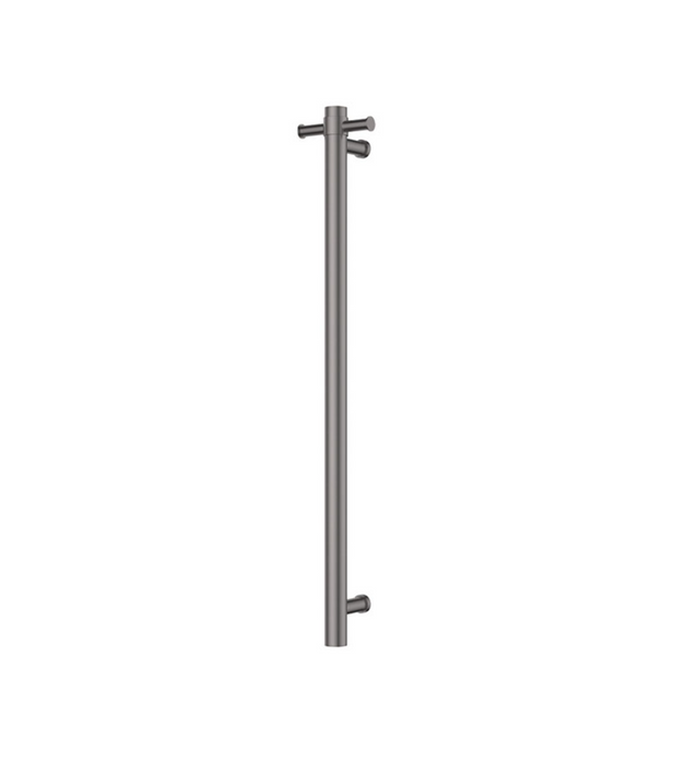 Fienza Isabella Vertical Heated Towel Rail - Gunmetal