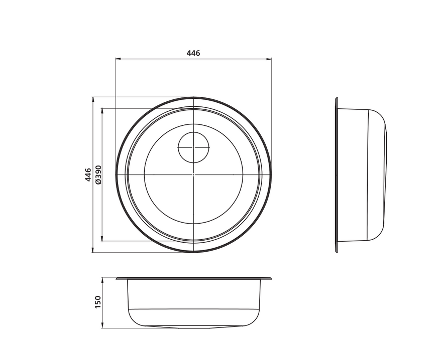 Seima Acero 446 Laundry Sink