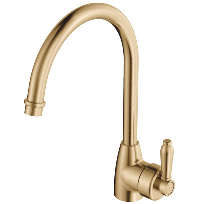 Fienza Eleanor Gooseneck Sink Mixer - Urban Brass