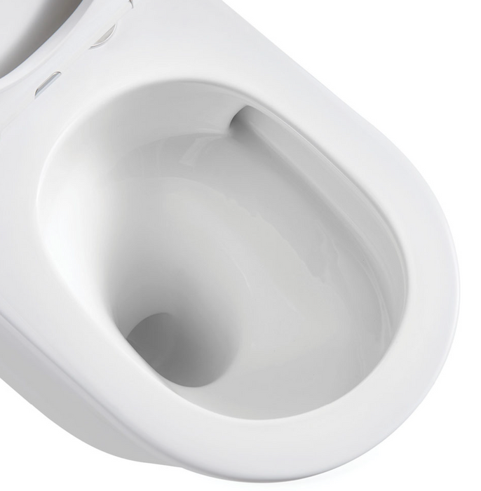 Fienza Aluca Wall-Faced Toilet Suite Geberit Cistern -Gloss White with Slim Seat