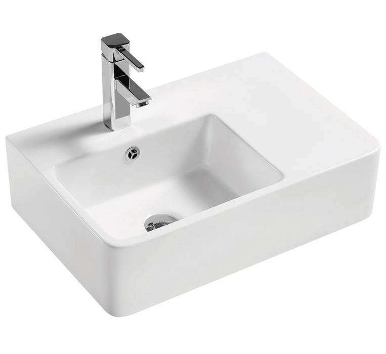 Fienza Delta Care Left Hand Wall Basin