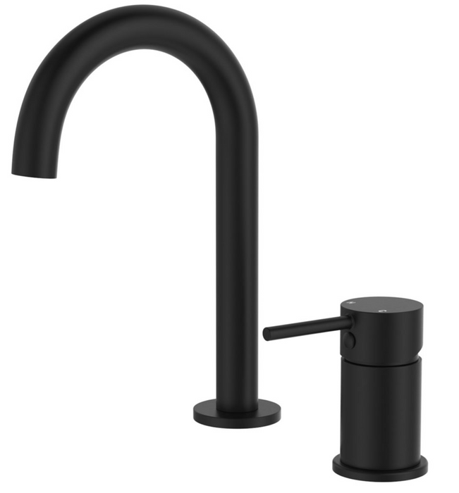 Fienza Kaya Hob Basin Mixer - Matte Black