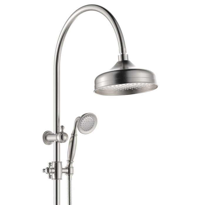 Fienza Lillian Twin Shower - Brushed Nickel