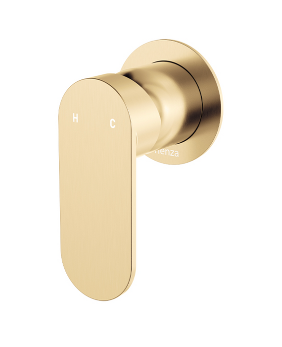 Fienza Empire Slim Wall Mixer - Urban Brass