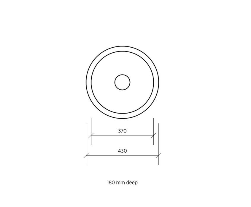 Seima Acero 003 Round Sink - Stainless Steel