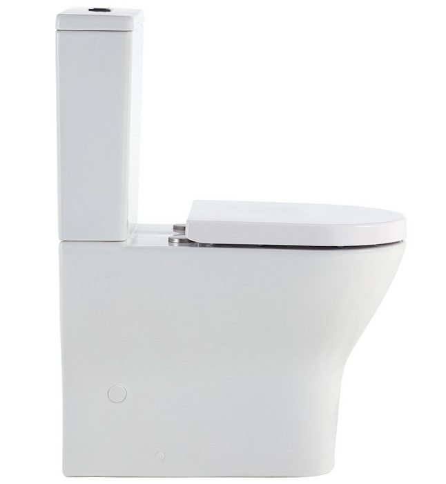 Fienza Tono R & T Back-to-Wall Toilet Suite - 90-160mm - Standard Seat