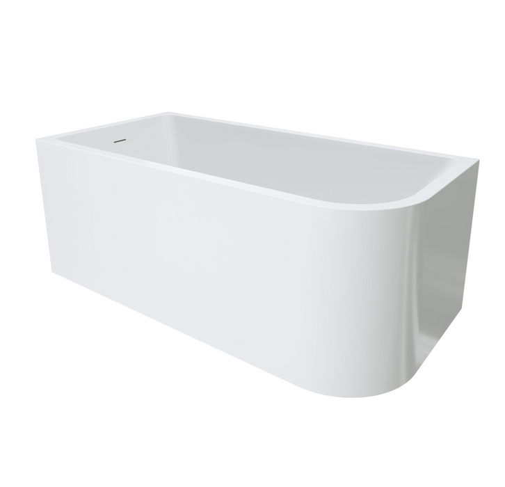 Fienza Hustle Bath - Right-Hand With Overflow - 1500mm