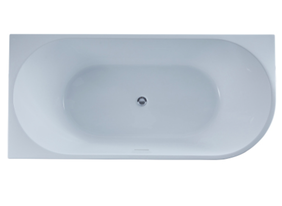 Millennium Cirna Corner Bath - Left Hand With Overflow - 1500mm