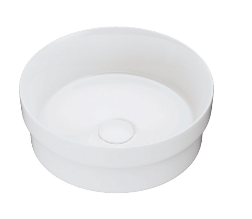 Fienza Reba Semi-Inset Basin - Gloss White