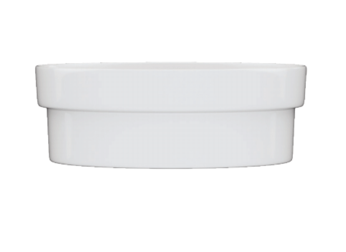 Fienza Reba Semi-Inset Basin - Gloss White