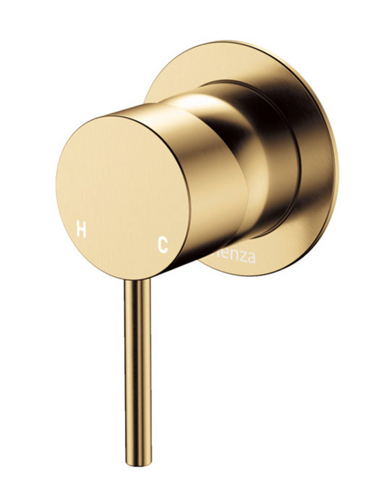 Fienza Kaya Wall Mixer - Brushed Urban Brass