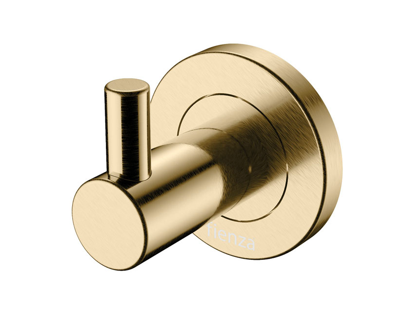 Fienza Kaya Robe Hook - Brushed Urban Brass