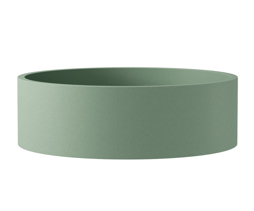 Fienza Jada Round Concrete Above Counter Basin - Sage