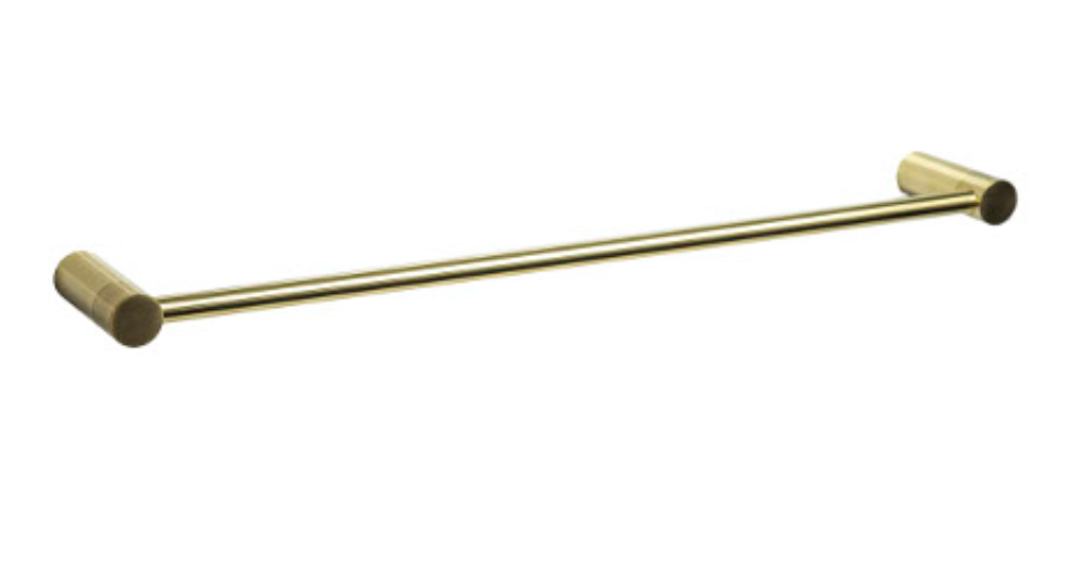 Millennium Finesa 800mm Single Towel Rail - Modern Brass