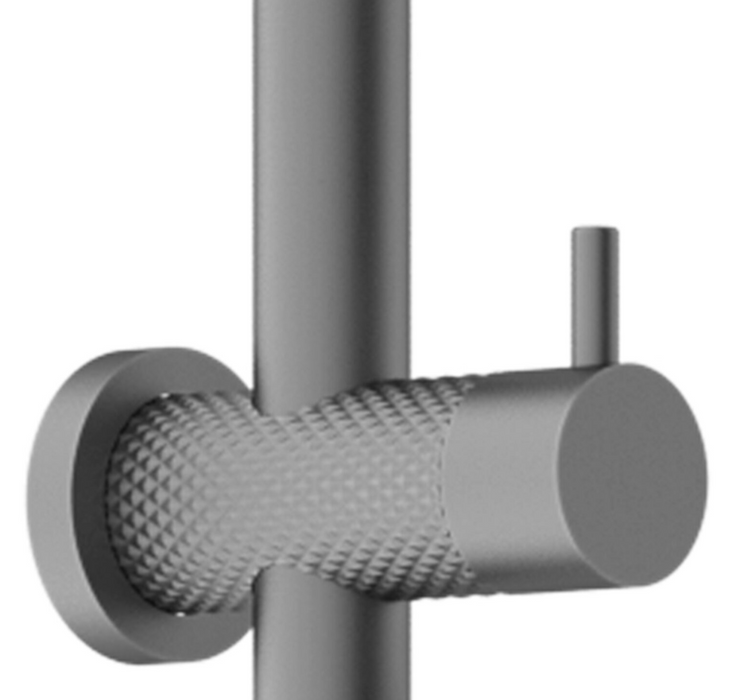 Nero Opal Twin Shower - Graphite