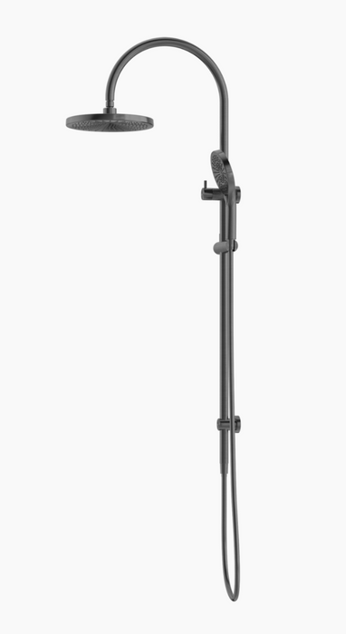 Nero Opal Twin Shower - Graphite