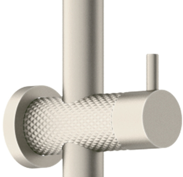 Nero Opal Twin Shower - Brushed Nickel