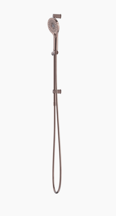 Nero Opal Rail Shower - Brushed Bronze