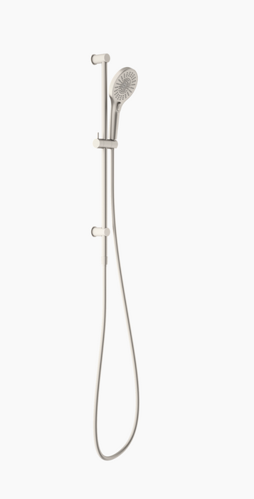 Nero Opal Rail Shower - Brushed Nickel