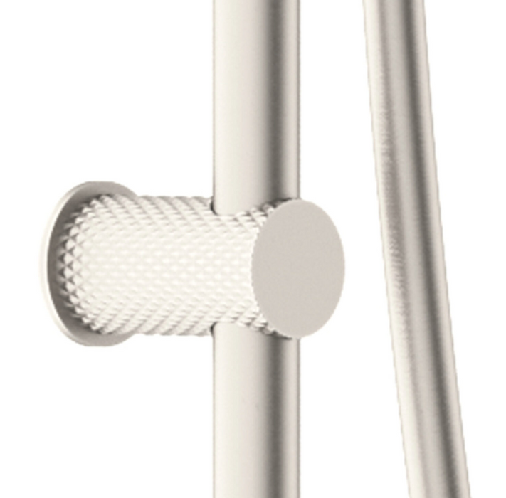 Nero Opal Rail Shower - Brushed Nickel