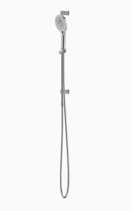 Nero Opal Rail Shower - Brushed Nickel