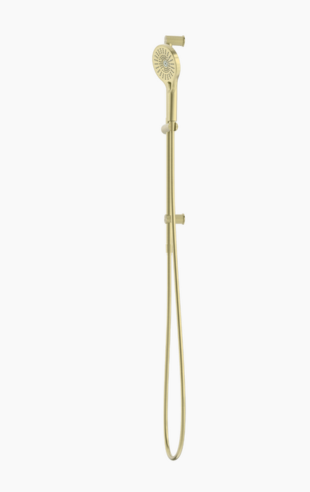 Nero Opal Rail Shower - Brushed Gold