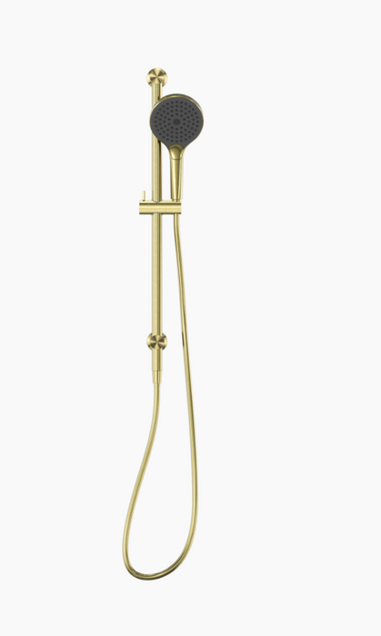 Nero Opal Air II Rail Shower - Brushed Gold