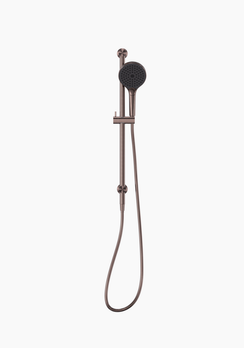Nero Opal Air II Rail Shower - Brushed Bronze