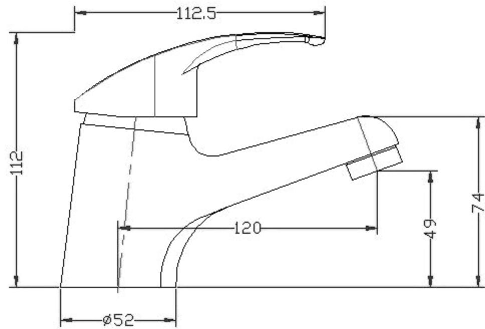 Millennium Tradesman Basin Mixer - Chrome