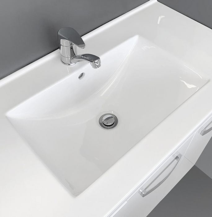 Fienza Dolce Amato Scandi Oak Vanity On Kick - 1200mm