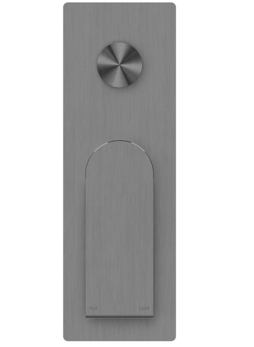 Nero Bianca Shower Mixer With Diverter - Gun Metal