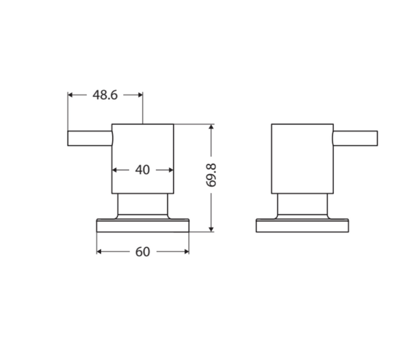 Fienza Isabella Wall Top Assemblies