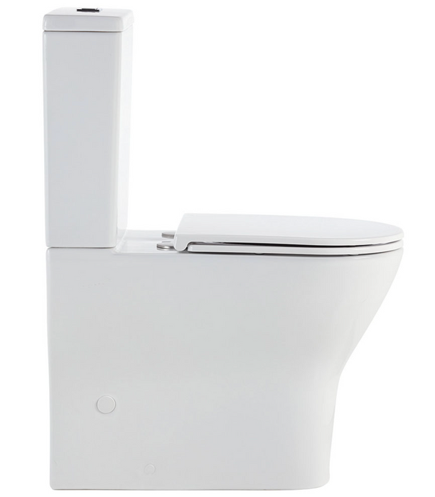 Fienza Tono R & T Back-to-Wall Toilet Suite - 90-160mm - Slim Seat