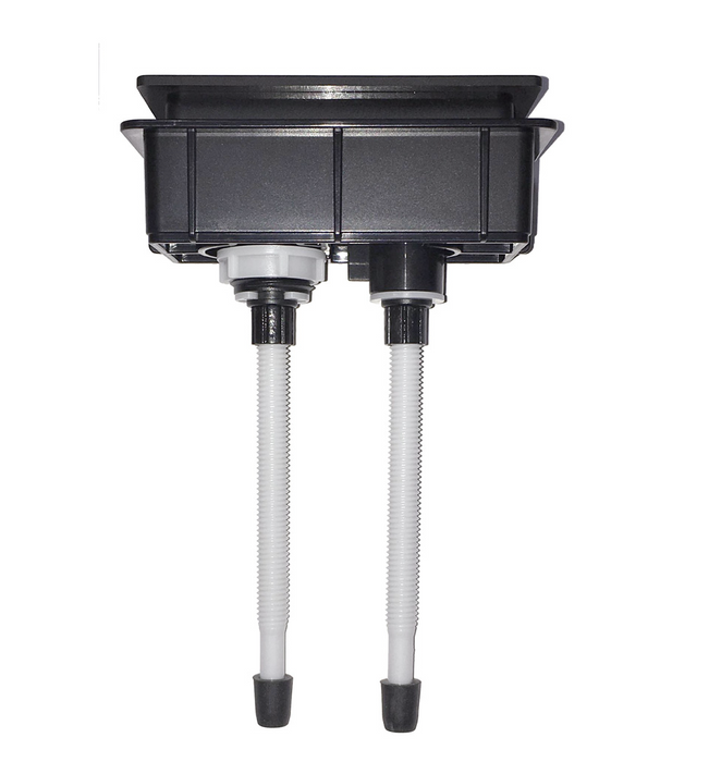 Fienza Back to Wall Toilet Flush Buttons - Matte Black