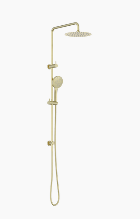 Nero Dolce II Twin Shower - Brushed Gold