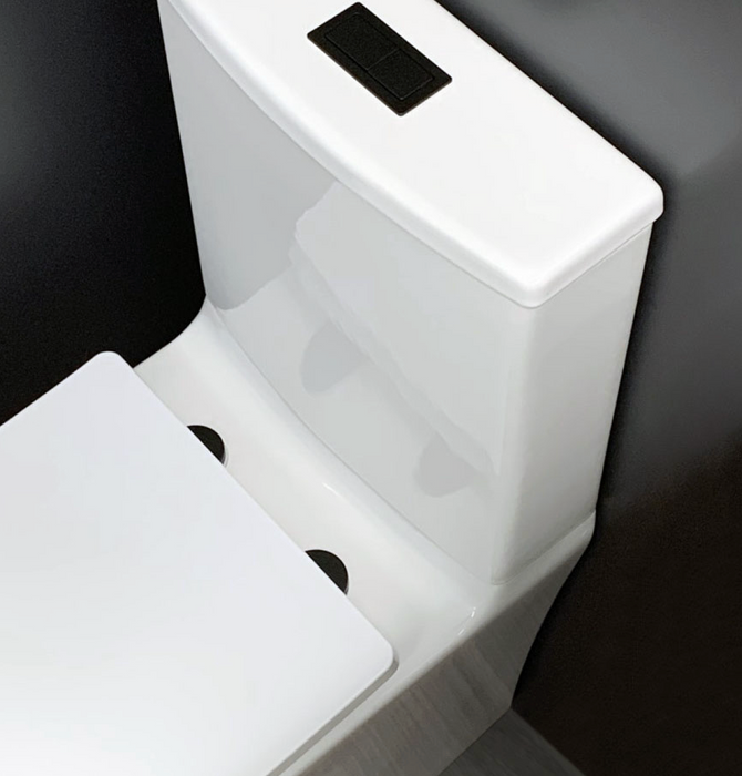 Fienza Seat Hinge Covers for Standard Seats - Matte Black