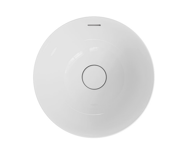 Fienza Aluca Round Semi-Inset Basin, Gloss White