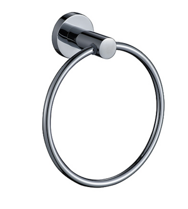 Millennium Cirna Hand Towel Ring - Chrome