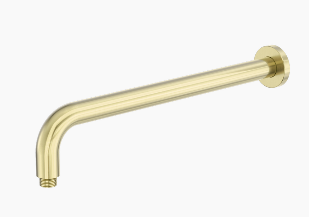 Nero Zen Shower Arm - Brushed Gold