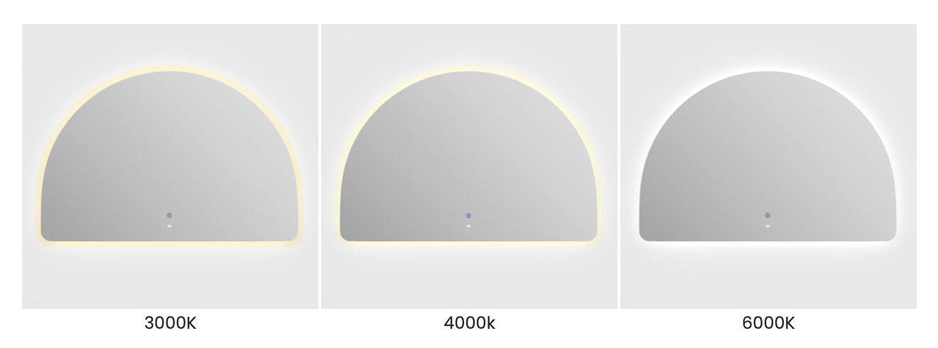 Otti LED Moonlight Framless Mirror - 1500mm(W) x 1000mm(H)