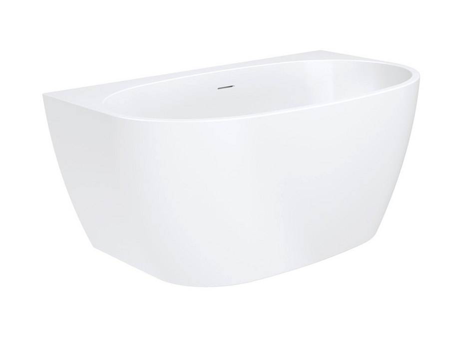 Fienza Keeto Back To Wall Bath With Overflow - 1300mm