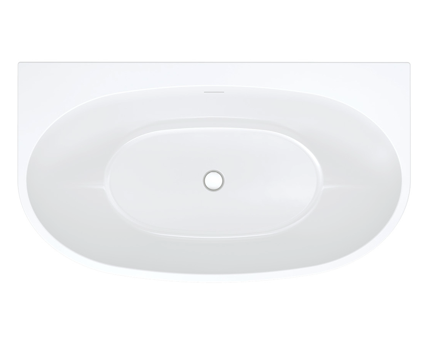 Fienza Keeto Back To Wall Bath With Overflow - 1300mm